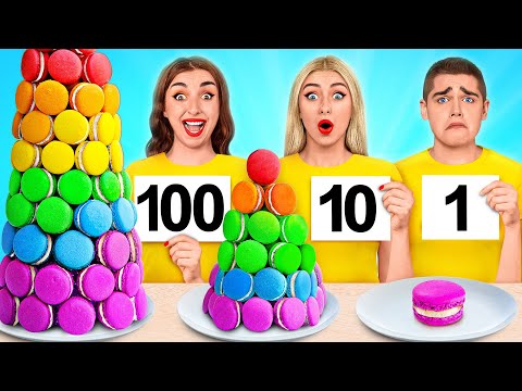 100 Слоев еды Челлендж _ Битвы с едой от TeenDO Challenge