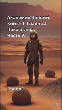 Академия Знаний. Книга 1. Глава 22. Пока я спал. Часть 9.