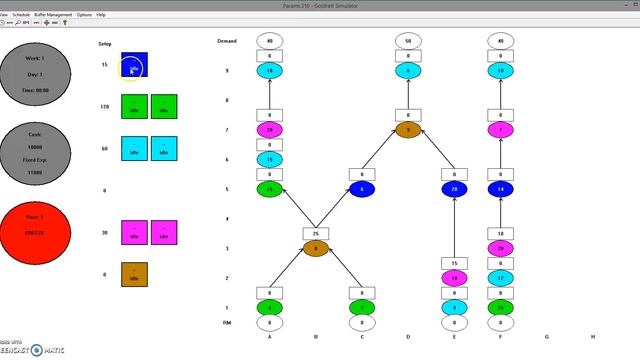 Goldratt Simulator Tutorial - Part 1 смотреть онлайн