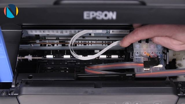 Установка бесконтактной СНПЧ на бесчиповый Epson XP-3100 смотреть онлайн
