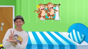 Five Little Monkeys with Matt | Action Songs | Dream English Kids
