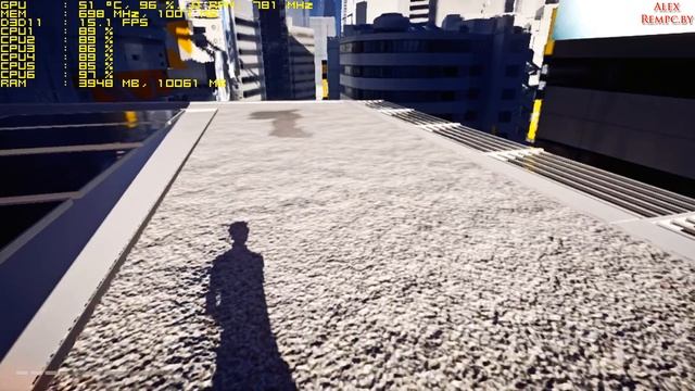 Mirrors Edge: Catalyst запуск на слабом компьютере (ОЗУ 4 ГБ, GeForce GT 630 1 ГБ) смотреть онлайн