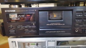 Pioneer CT 620, замена резины, настройка