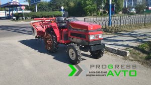 Минитрактор YANMAR F195 progress avto / прогресс авто / видеообзор / почвенная фреза / Улан-Удэ