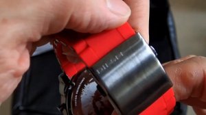 DIESEL DZ7370 Mr. Daddy 2.0 Silicone Stainless Steel Red Watch