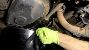 Замена масла в ГУР на Honda Odyssey RB1 Хонда Одиссей 2,4 2003