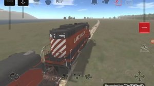 Играем в игру train and rail yard simulator