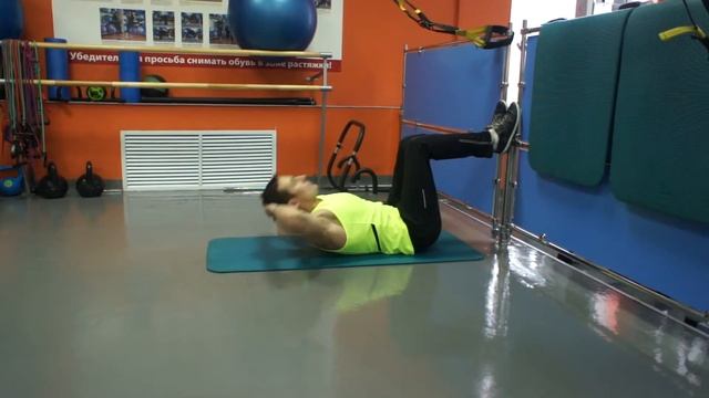 Подъем туловища с опорой смотреть онлайн