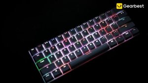 MOTOSPEED CK62 Bluetooth Wired Mechanical Keyboard with RGB Backlight - Gearbest.com