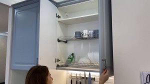 Угловая кухня в современной классике/серая кухня/кухня эмаль/обзор кухни на заказ/кухня-гостиная