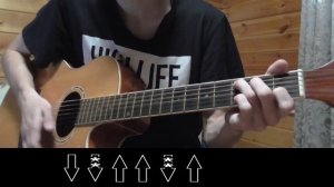 Как играть: The Hatters - Я делаю шаг на гитаре