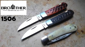 ✅ NEW Brother 1506 Classic wharncliffe Knife