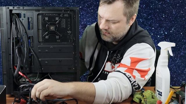 Установка нового блока питания в компьютер zalman gigamax 750w в место KCAS 800W Plus смотреть онлайн