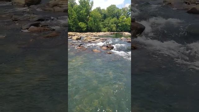 Kayak catfishing before storm front