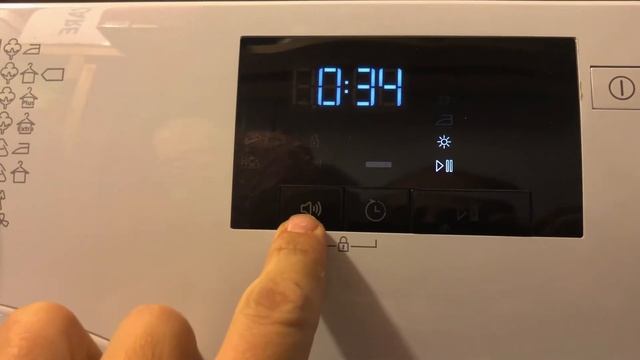 Сушильная машина Beko DU7133 Как заблокировать или разблокировать доступ детей к кнопкам смотреть онлайн