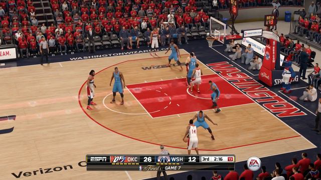 NBA Live 16 Demo (Xbox One) - Wizards vs Thunder NBA Finals Gameplay смотреть онлайн