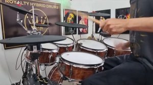 ROYALTY HYBRID DRUMS + LEMON CYMBALS + ROLAND TD27