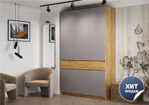 Шкаф Бостон ШК-002 Серый Шифер