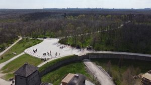 Запорожская Сечь, Украина, Запорожье Аэросъемка Остов Хортица Достопримечательности DJI Mavic Mini