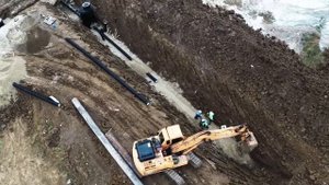 Монтаж наружных сетей водопровода и канализации