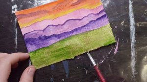 Рисунок акварелью