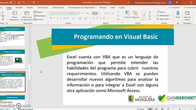 DIR. TICS (1  Introducción Curso Virtual Excel Avanzado)