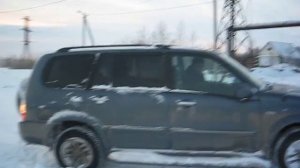 Suzuki XL-7 in the snow - Сузуки XL-7 на снегу.