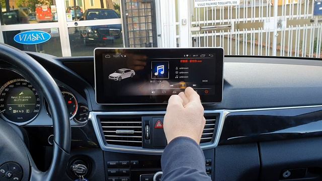 Mercedes classe e monitor navigatore Android 10.25 pollici смотреть онлайн