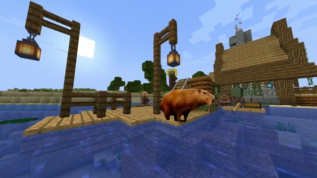 capybara playing minecraft смотреть онлайн