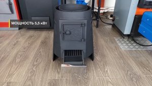 Обзор дровяной колонки КВЛ НС (дачный титан)