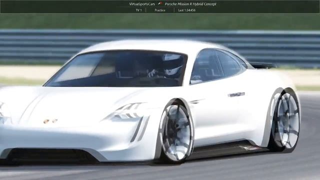 Porsche Mission R Concept at Magione смотреть онлайн