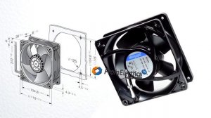 4656N ebmpapst осевой вентилятор 220 Вольт с подшипником замена 4650N