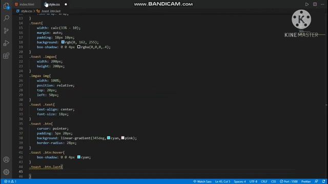 Animated Toast Notification using HTML and CSS only смотреть онлайн