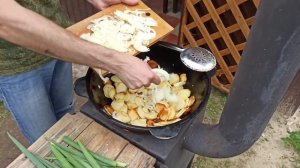 ЖАРЕНЫЙ КАРТОФЕЛЬ В КАЗАНЕ