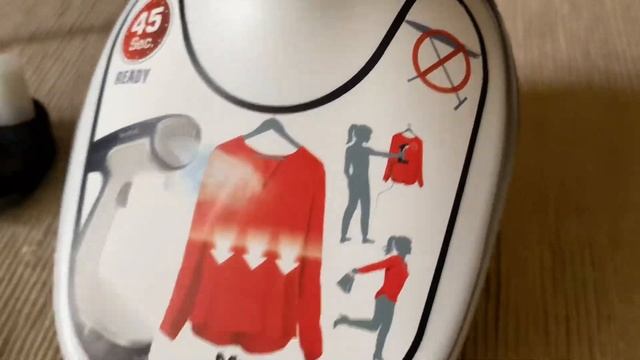 Tefal DR8085 Access Steam Handheld Garment Steamer, Travel/Portable, 1500 Watt, White/Blue смотреть онлайн