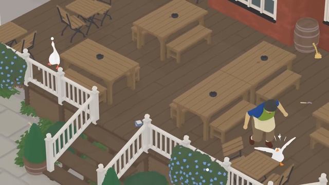 Безымянная Гусиная Игра / Untitled Goose Game - Серия 4: Два гуся в пабе смотреть онлайн