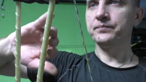 Лук из стеклопластиковой арматуры Часть1//Bow made of fiberglass reinforcement Part1
