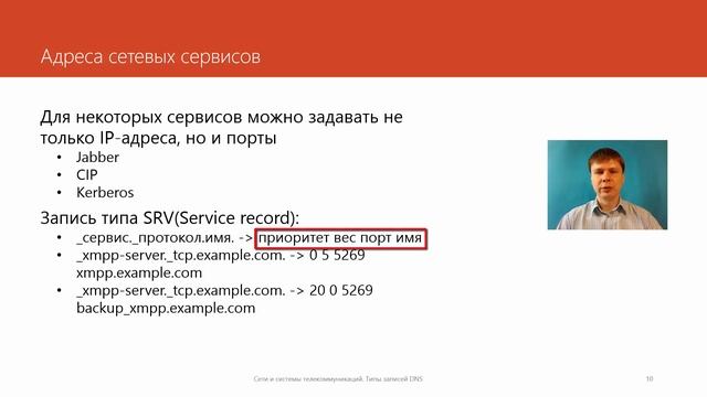Типы записей DNS  | Курс 