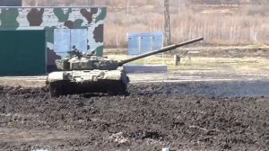 Танковые стрельбы в учебке в Елани