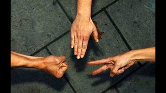 Как победить в камень ножницы бумага смотреть онлайн