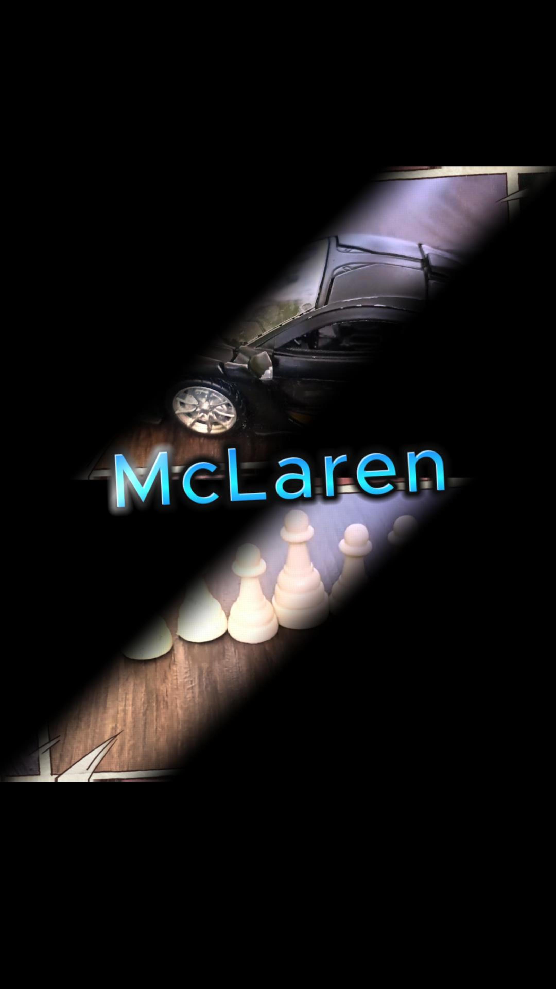 McLaren в дрифте.
