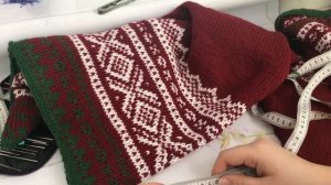 Разрезной жаккард. Часть 1. Подготовка и разметка пройм