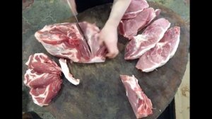 Как Разделать Свиной Окорок Часть 3