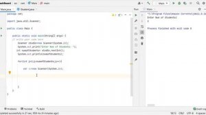 Display Student Data in Tabular format | Student details program in Java console application