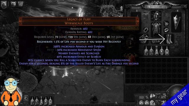 [Path of Exile 3.22]► Righteous Fire Build - Inquisitor Templar in PoE 3.22 смотреть онлайн