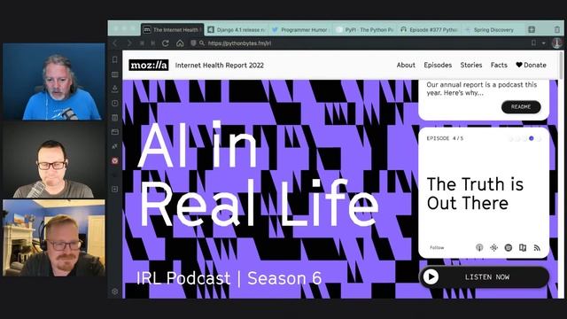 Python Bytes 299 Live Stream смотреть онлайн