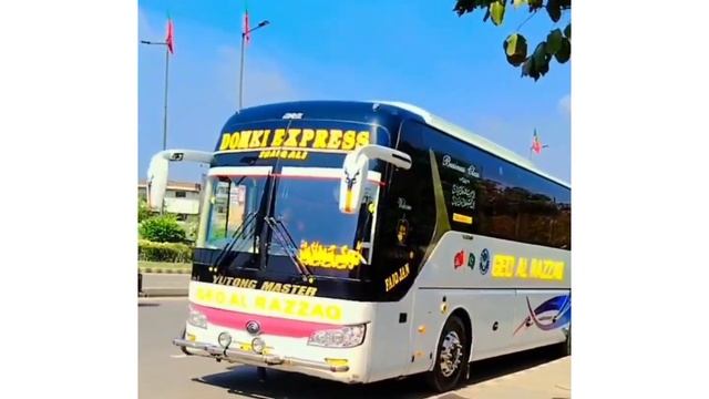 Pakistani Buses Domki Sohan Ways Lahore to Larkana #daewoo #double #yutong смотреть онлайн