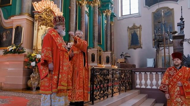 ПРИНЕСЕНИЕ БЛАГОДАТНОГО ОГНЯ В ВИЛЬНЮС 29 апреля 2023 г. смотреть онлайн