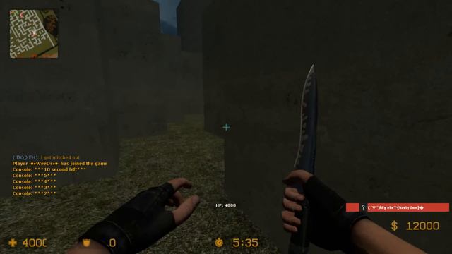 Counter Strike Source Zombie Escape mod online gameplay on Mountain Escape map смотреть онлайн