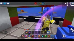 Вечеринка ЧИТЕРОВ против НубикТВ в Бед варс Блокман Го / Blockman go Bed Wars